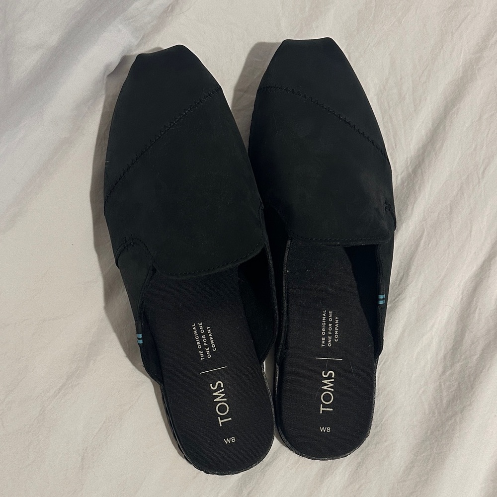TOMS Women's Black Mules